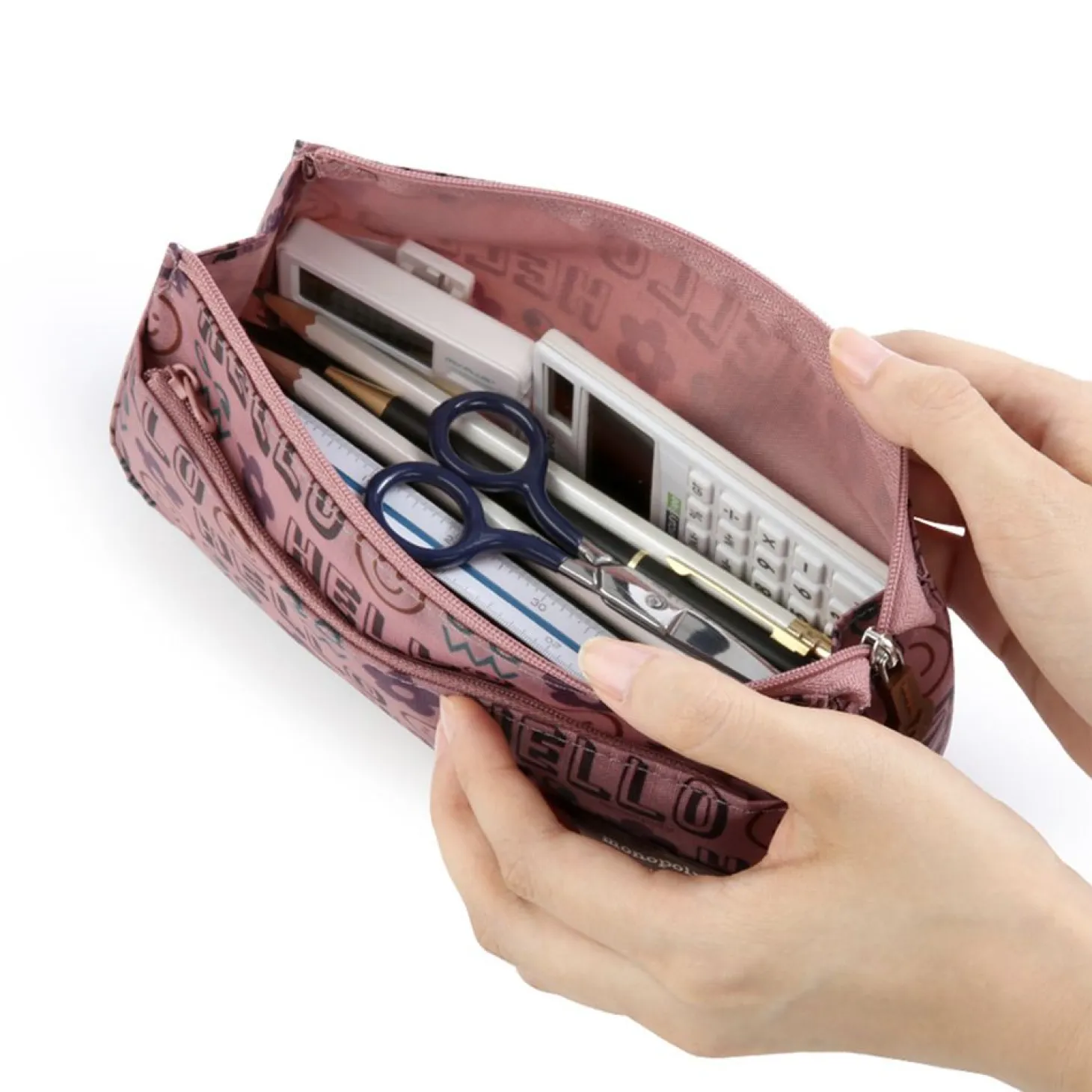 Monopoly Pattern Zipper Pouch