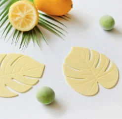 Monstera Silicone Tea Coaster