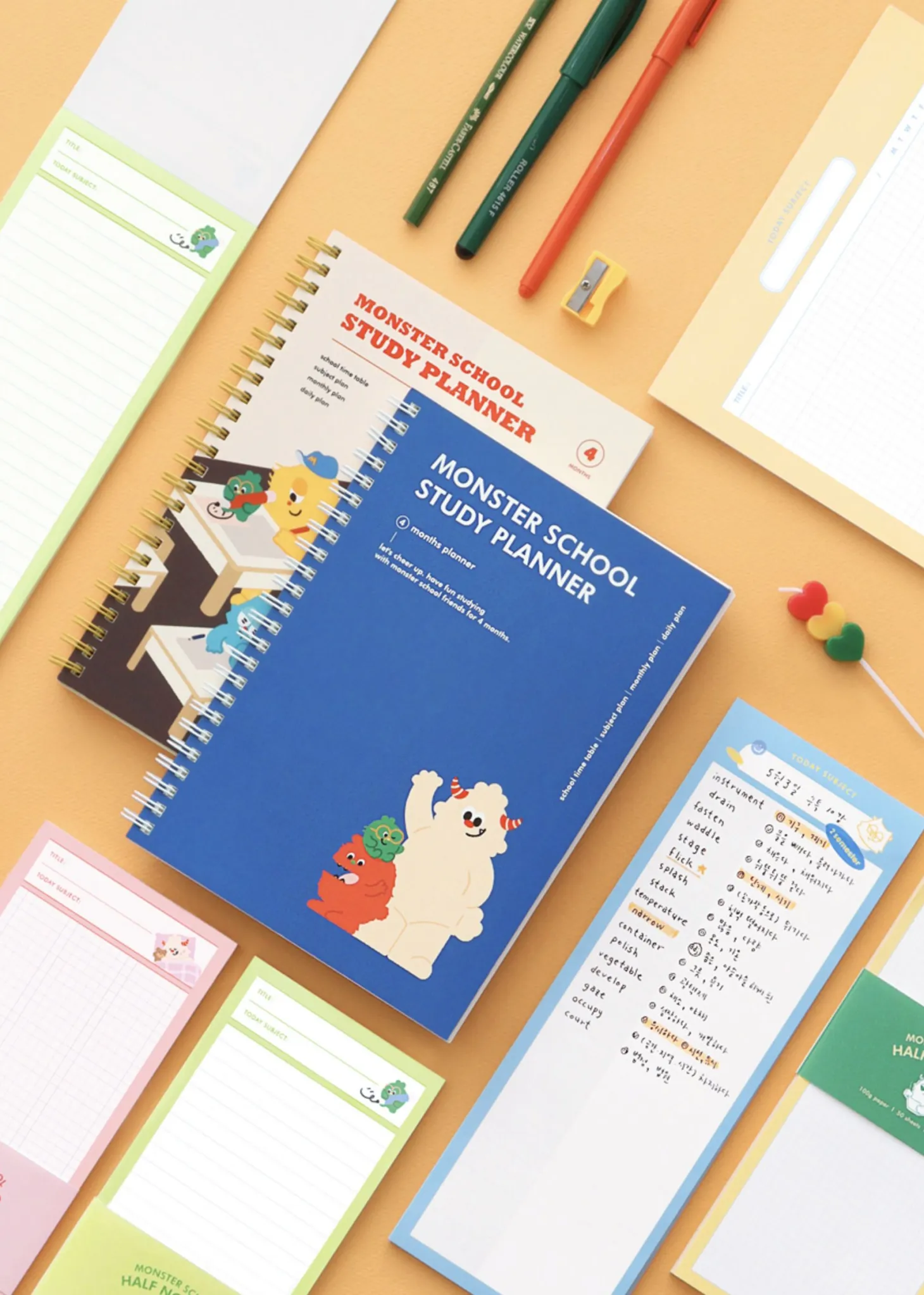 Monster School Half Notepad