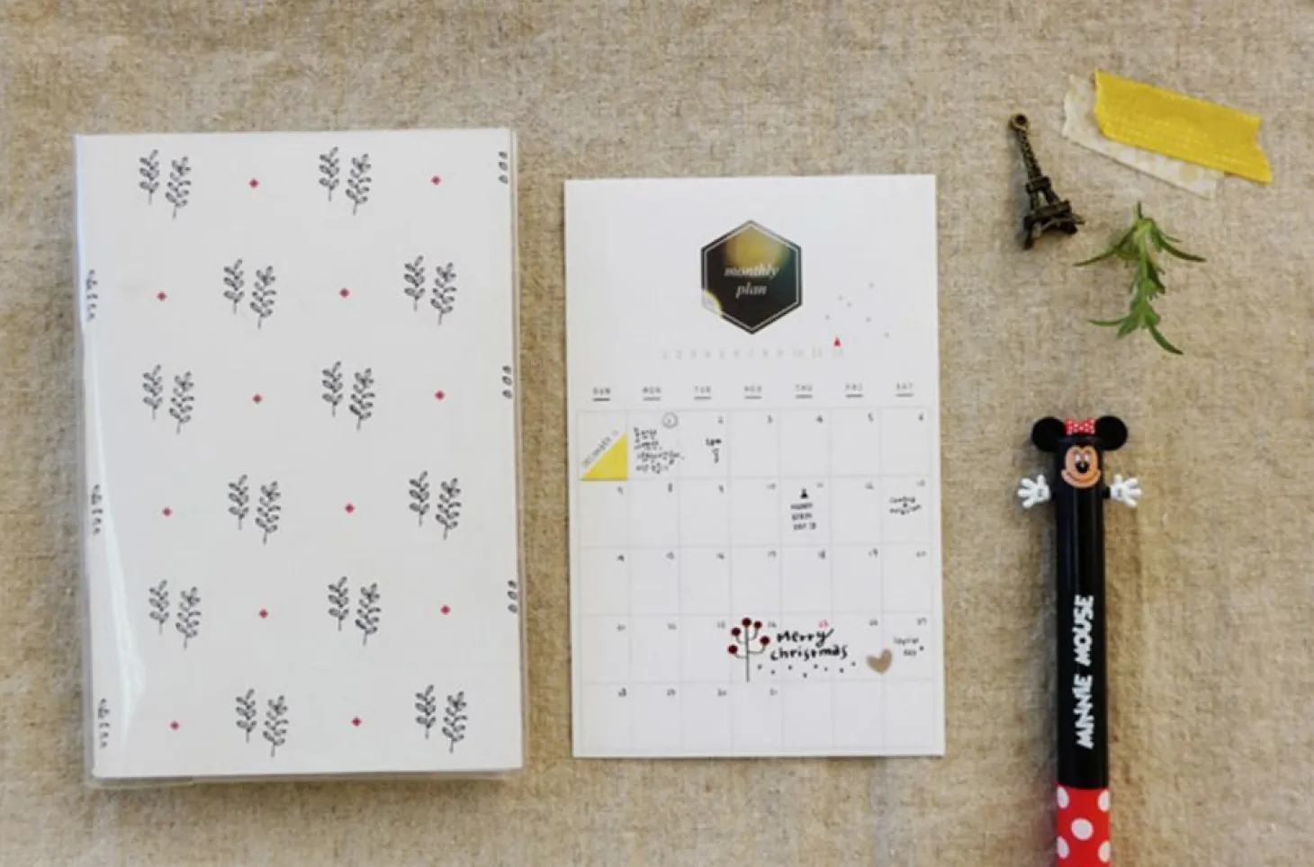 Monthly Schedule Sticker