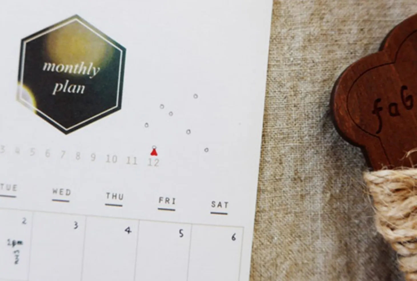 Monthly Schedule Sticker