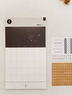 Monthly Schedule Sticker