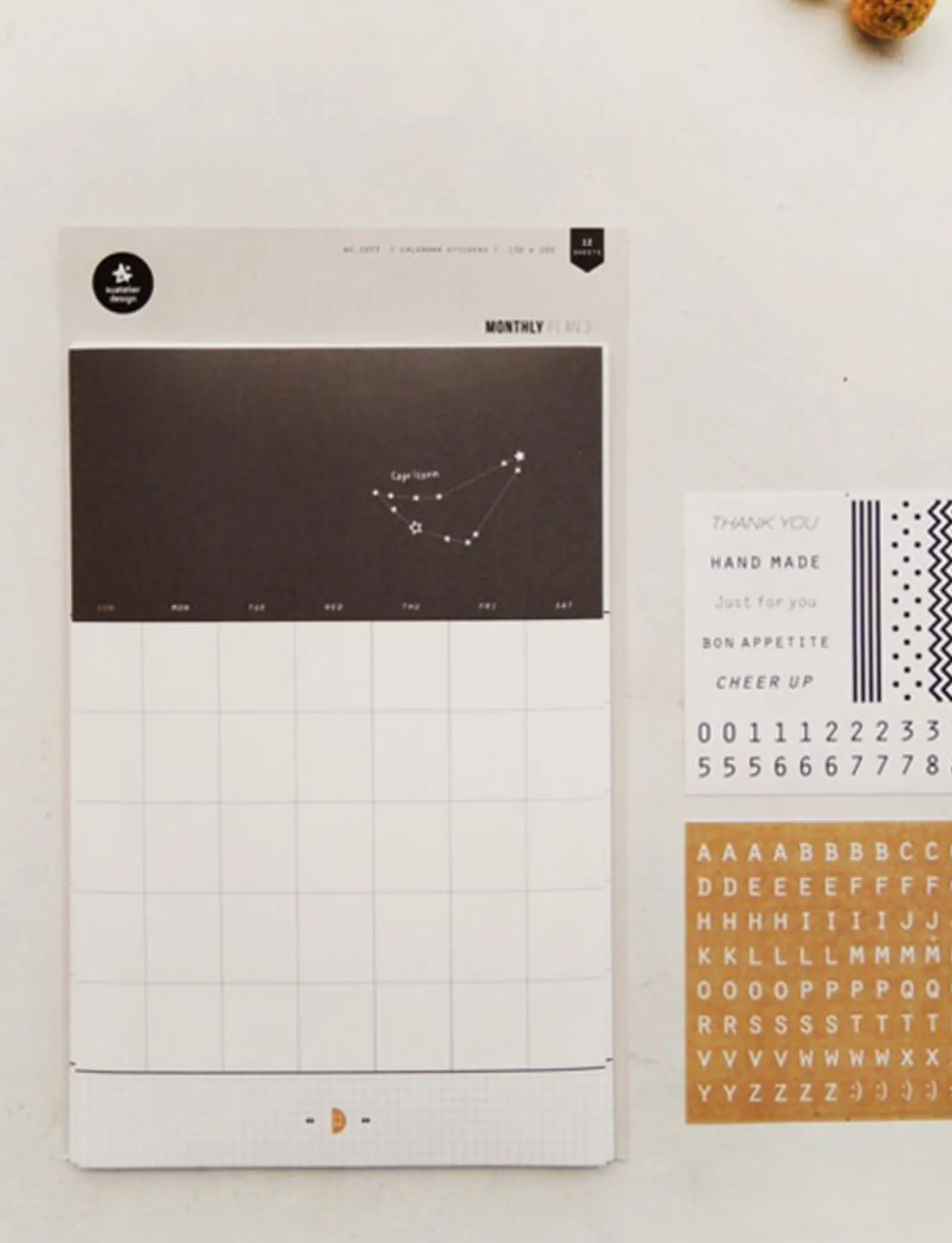 Monthly Schedule Sticker