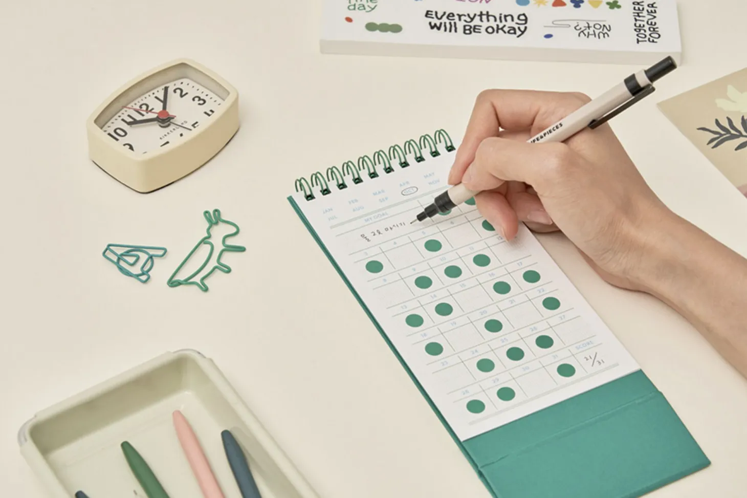 Monthly Standing Habit Tracker