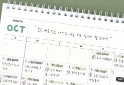 2025-2026 18 Months Desk Calendar