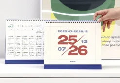 2025-2026 18 Months Desk Calendar