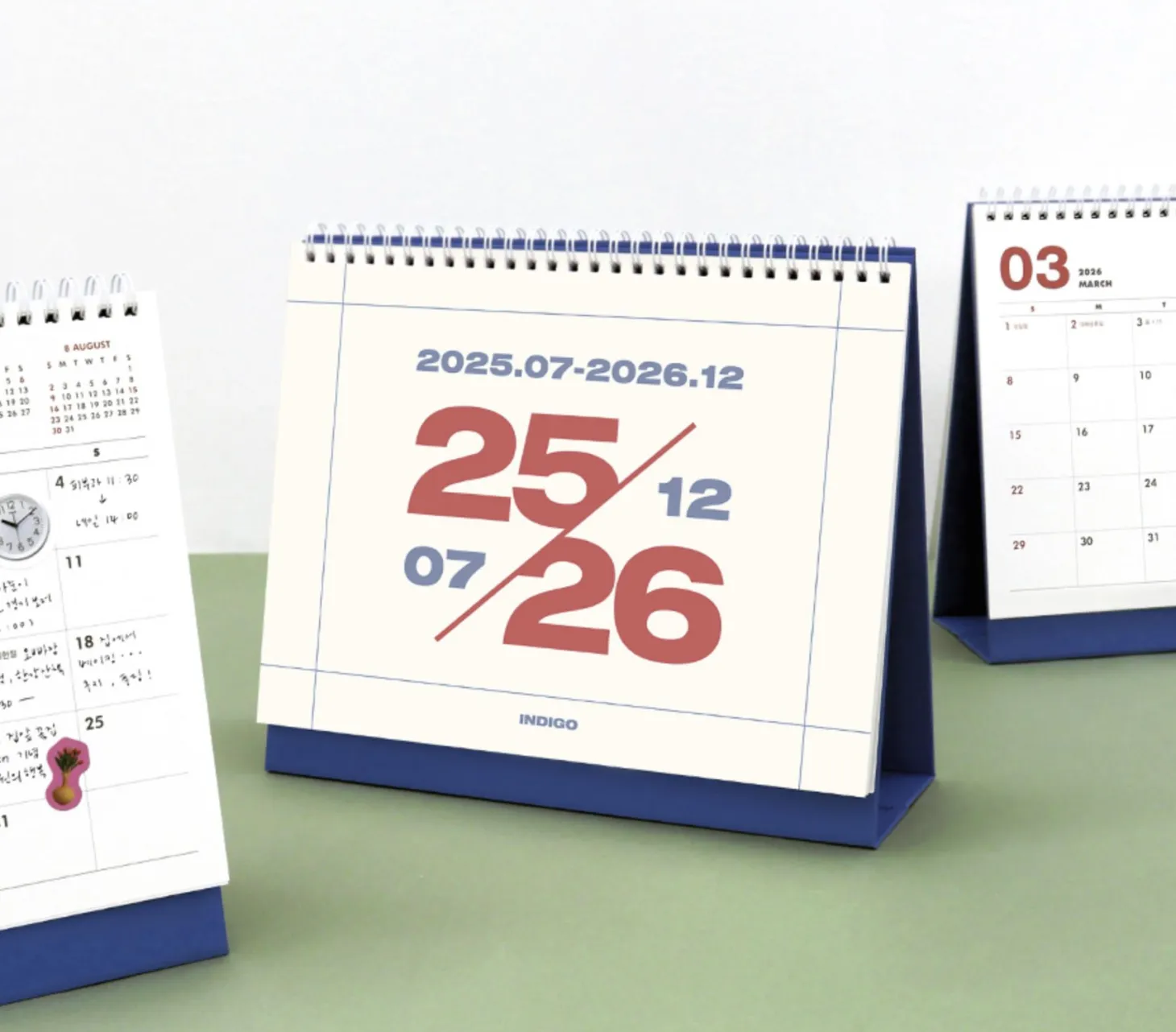2025-2026 18 Months Desk Calendar