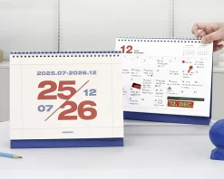 2025-2026 18 Months Desk Calendar