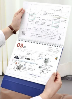 2025-2026 18 Months Desk Calendar