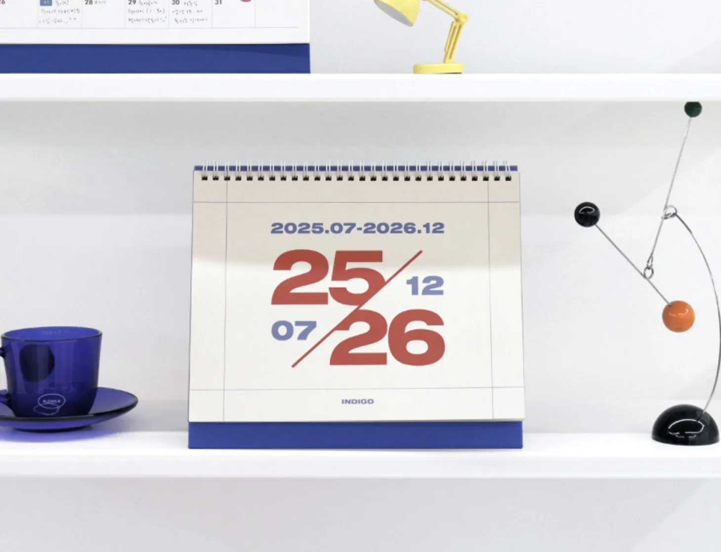 2025-2026 18 Months Desk Calendar