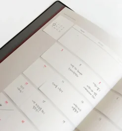 Morceaux de Pensees Weekly Scheduler