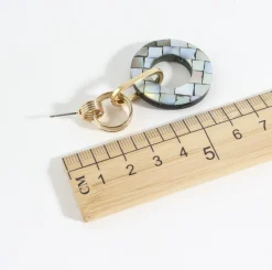 Mother of Pearl Ring Earrings v1