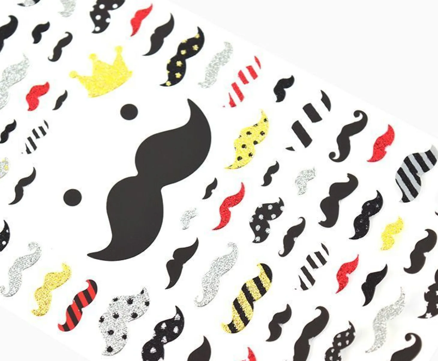 Mr. Mustache Deco Sticker