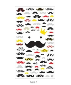 Mr. Mustache Deco Sticker