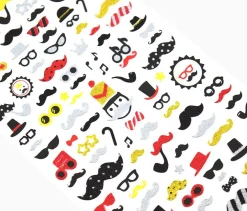 Mr. Mustache Deco Sticker