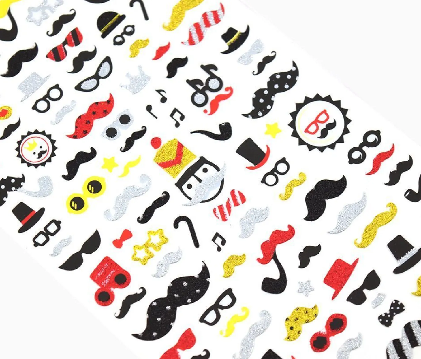 Mr. Mustache Deco Sticker