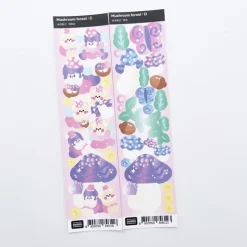 Mushroom Forest Slim Sticker