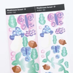 Mushroom Forest Slim Sticker