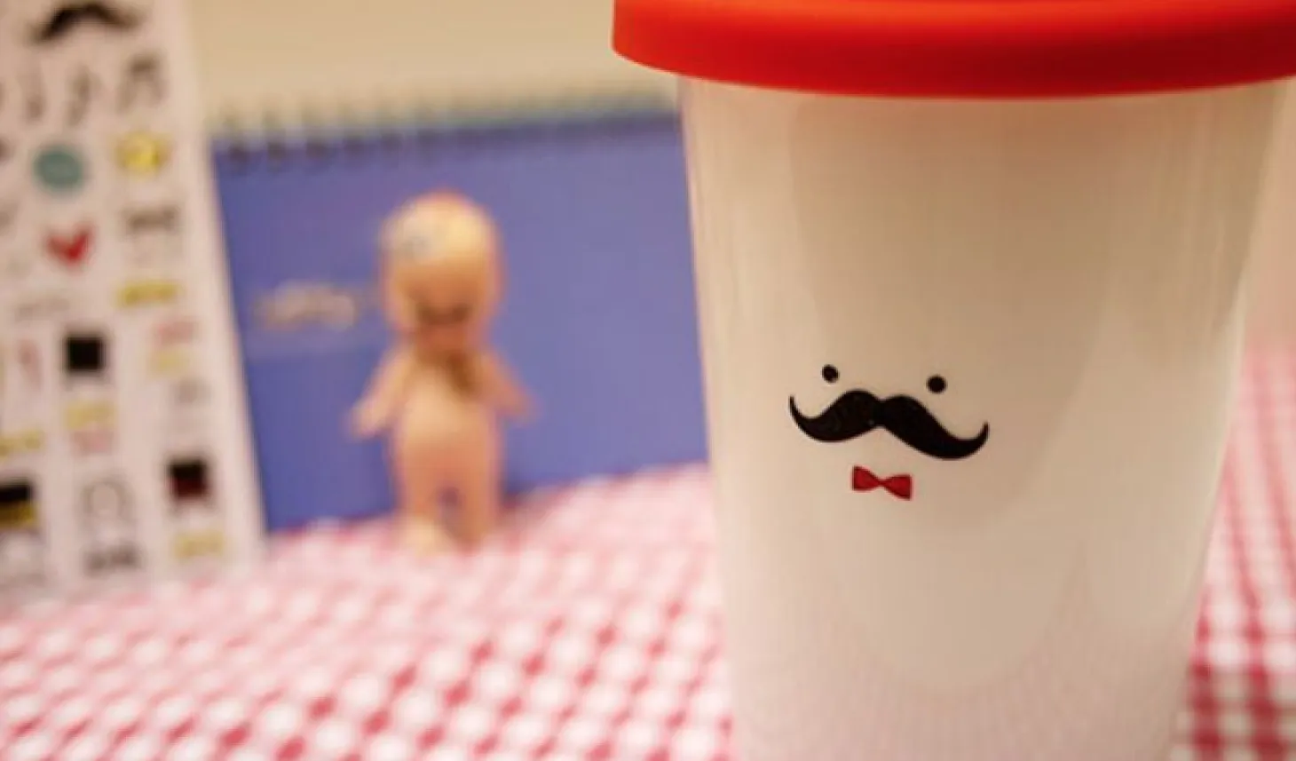 Mustache Deco Sticker v1