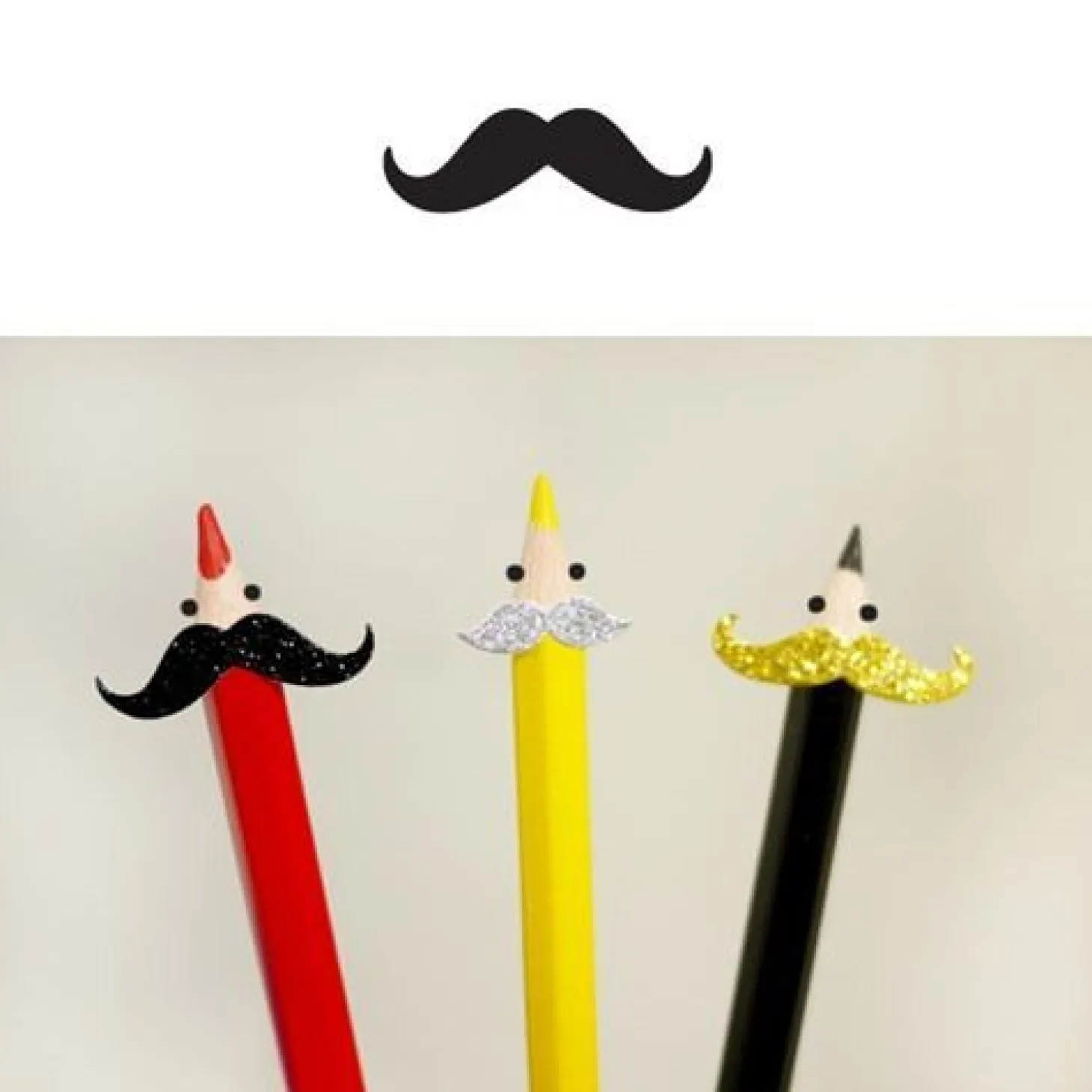 Mustache Deco Sticker v1