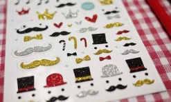 Mustache Deco Sticker v1