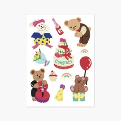 My Bear Daily Life Removable Sticker