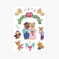 My Bear Daily Life Removable Sticker