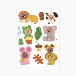 My Bear Daily Life Removable Sticker