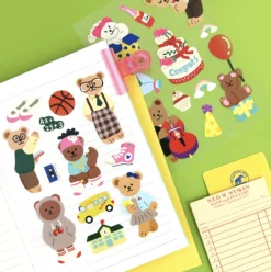 My Bear Daily Life Removable Sticker