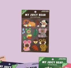 My Bear Daily Life Removable Sticker