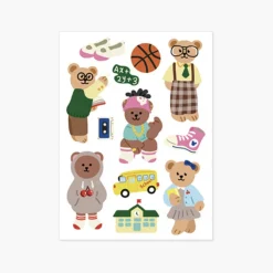 My Bear Daily Life Removable Sticker
