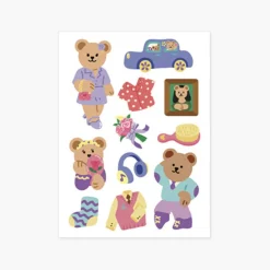 My Bear Daily Life Removable Sticker