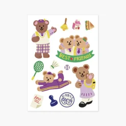 My Bear Daily Life Removable Sticker