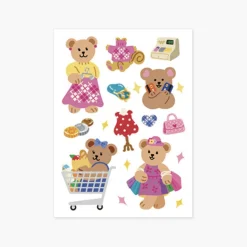 My Bear Daily Life Removable Sticker