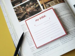 My Book Note Memo Pad