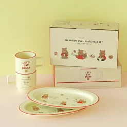 My Buddy Oval Plate & Mug Set