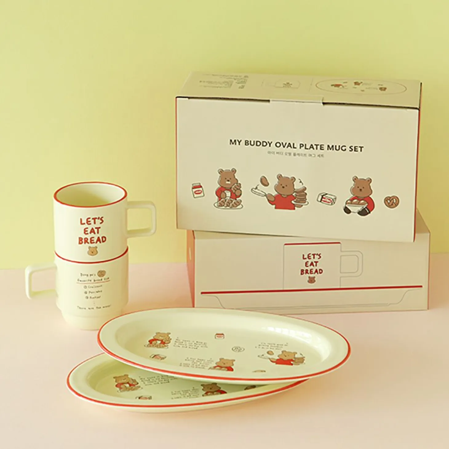 My Buddy Oval Plate & Mug Set