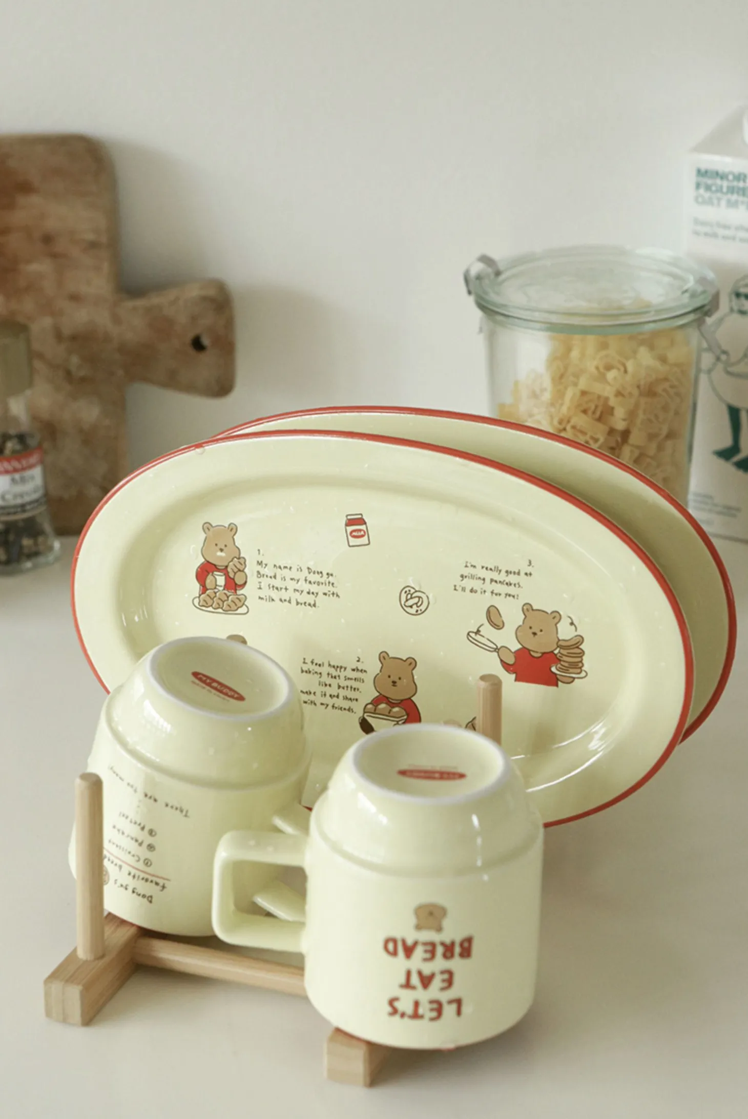 My Buddy Oval Plate & Mug Set