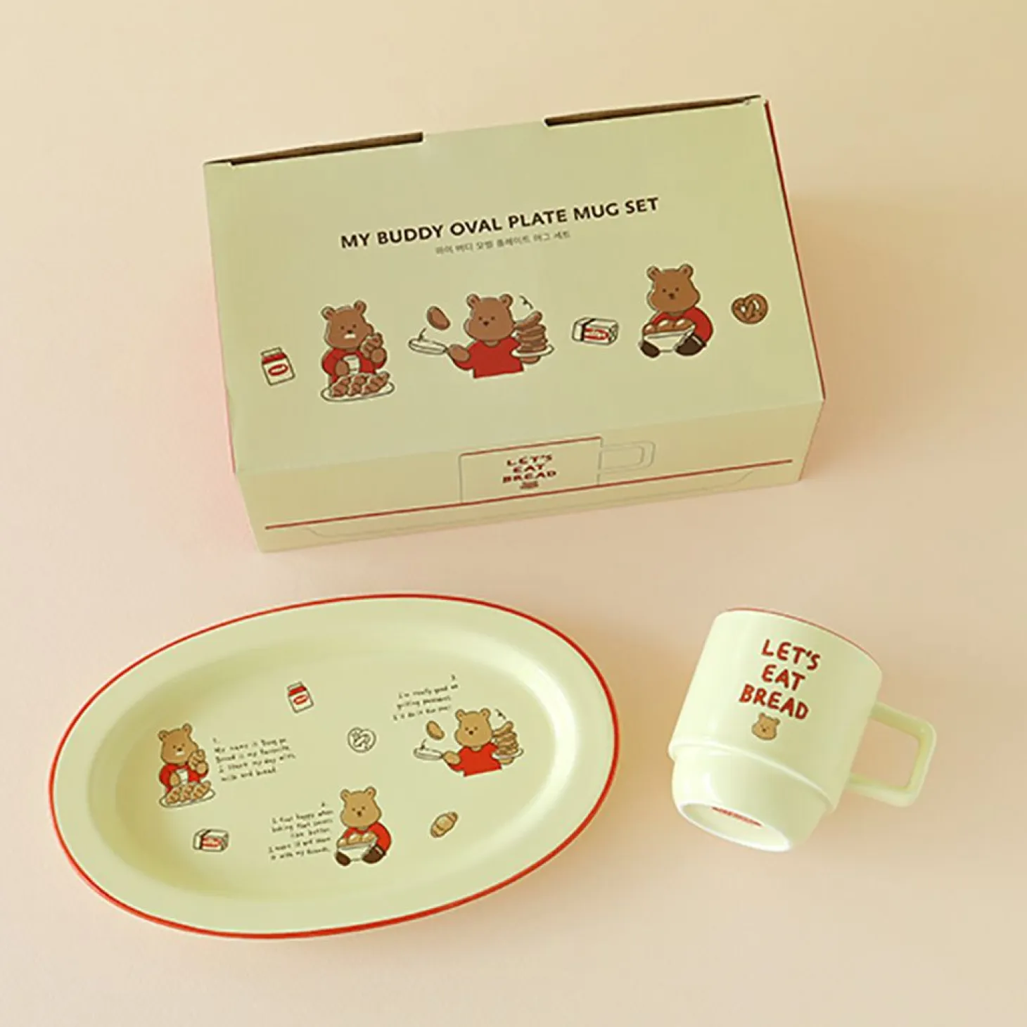 My Buddy Oval Plate & Mug Set