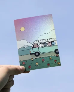 My Bunny Hologram Postcard