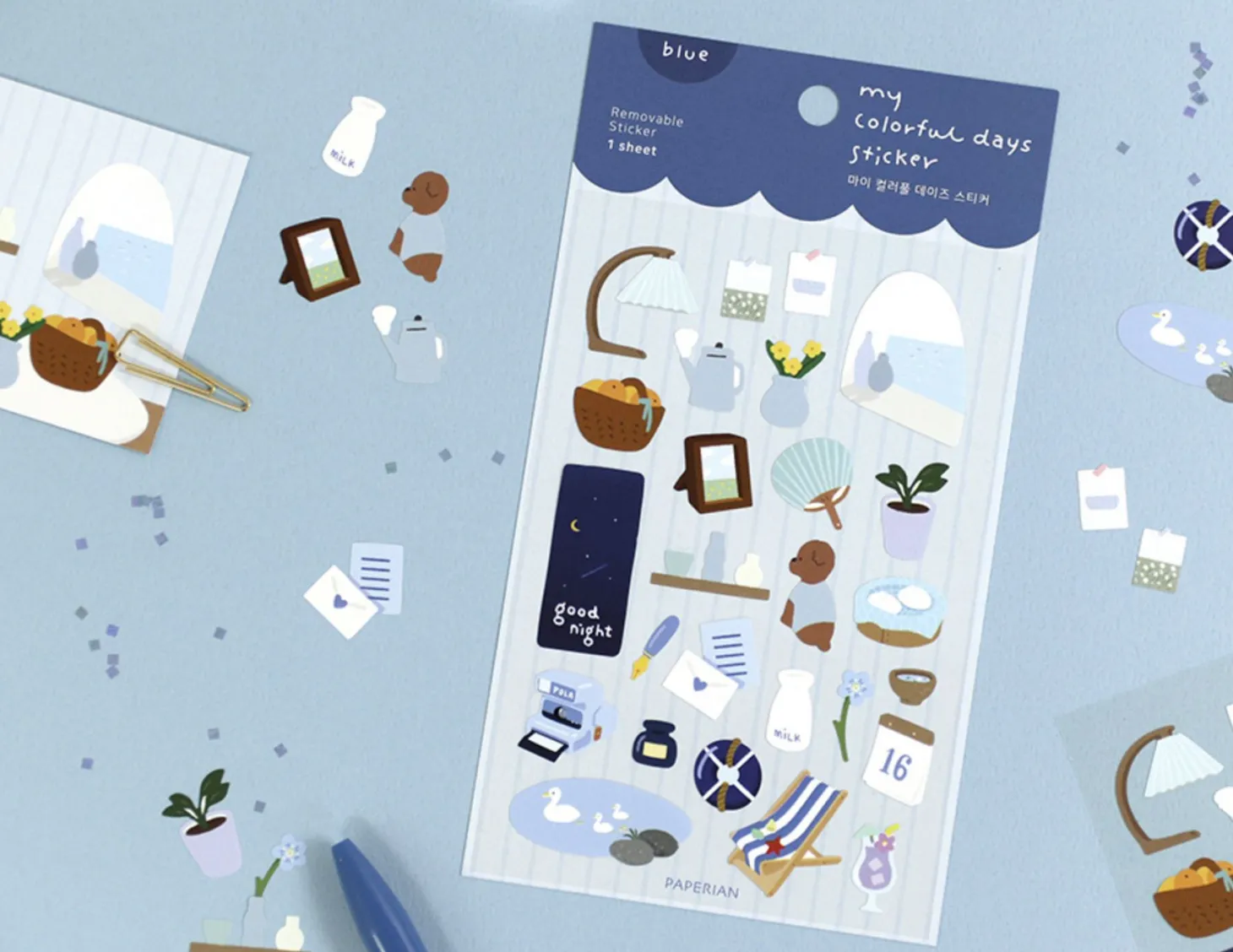 My Colorful Days Removable Sticker