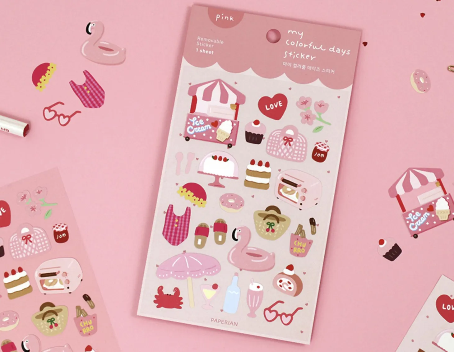 My Colorful Days Removable Sticker