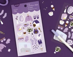 My Colorful Days Removable Sticker