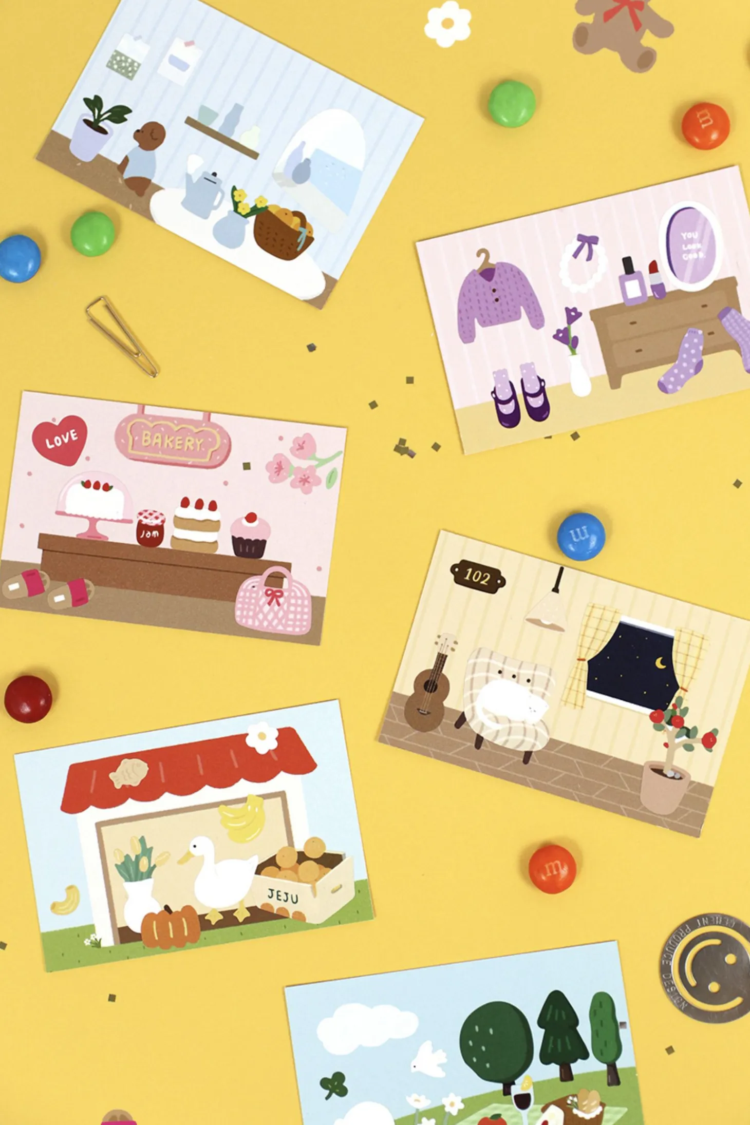 My Colorful Days Removable Sticker