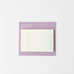 MYO Checklist Sticky Note