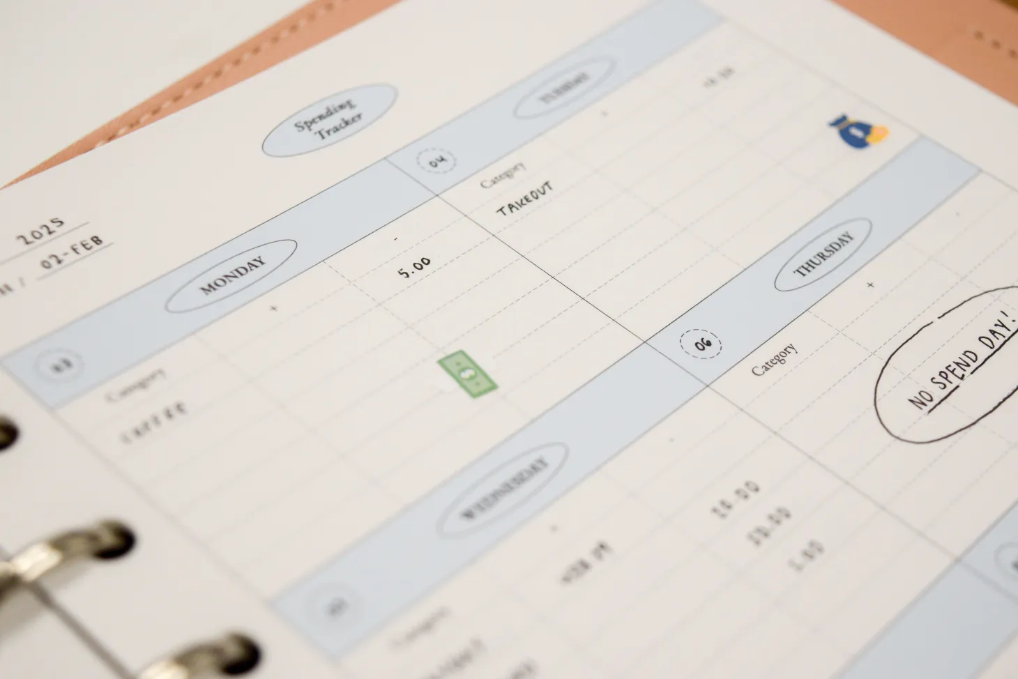MYO Life 6 Ring A5 Planner Refill