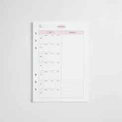 MYO Life 6 Ring A5 Planner Refill