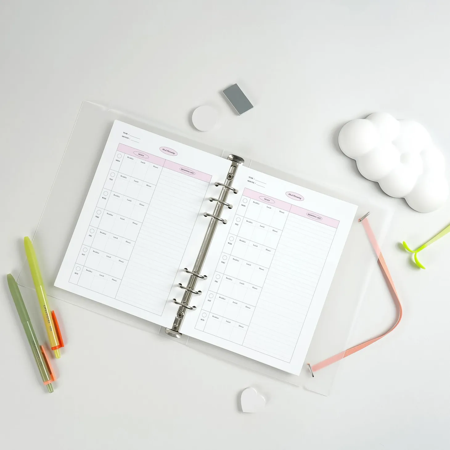 MYO Life 6 Ring A5 Planner Refill