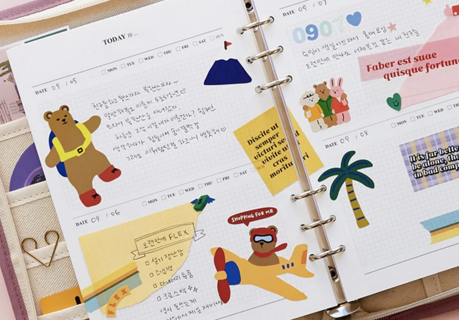 MYO 6 Ring A5 Planner Refill