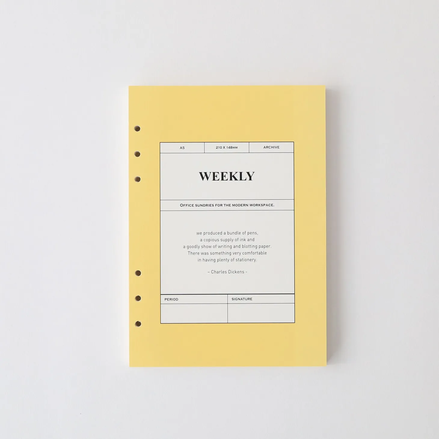 MYO 6 Ring A5 Planner Refill
